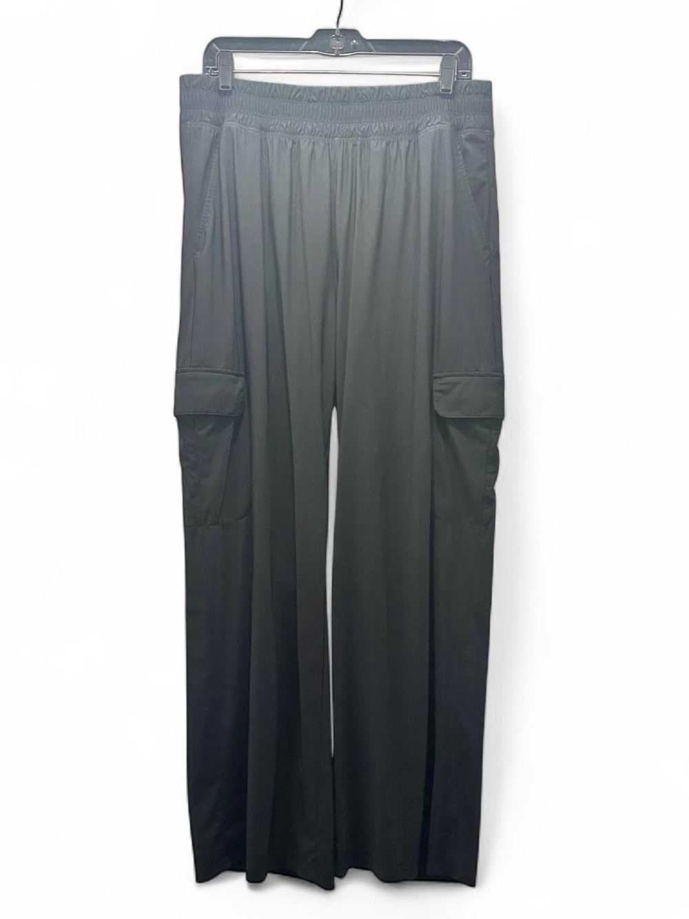 Old Navy Sleektech Go-Dry Black Cargo Pants Lightweight Activewear Women L Large